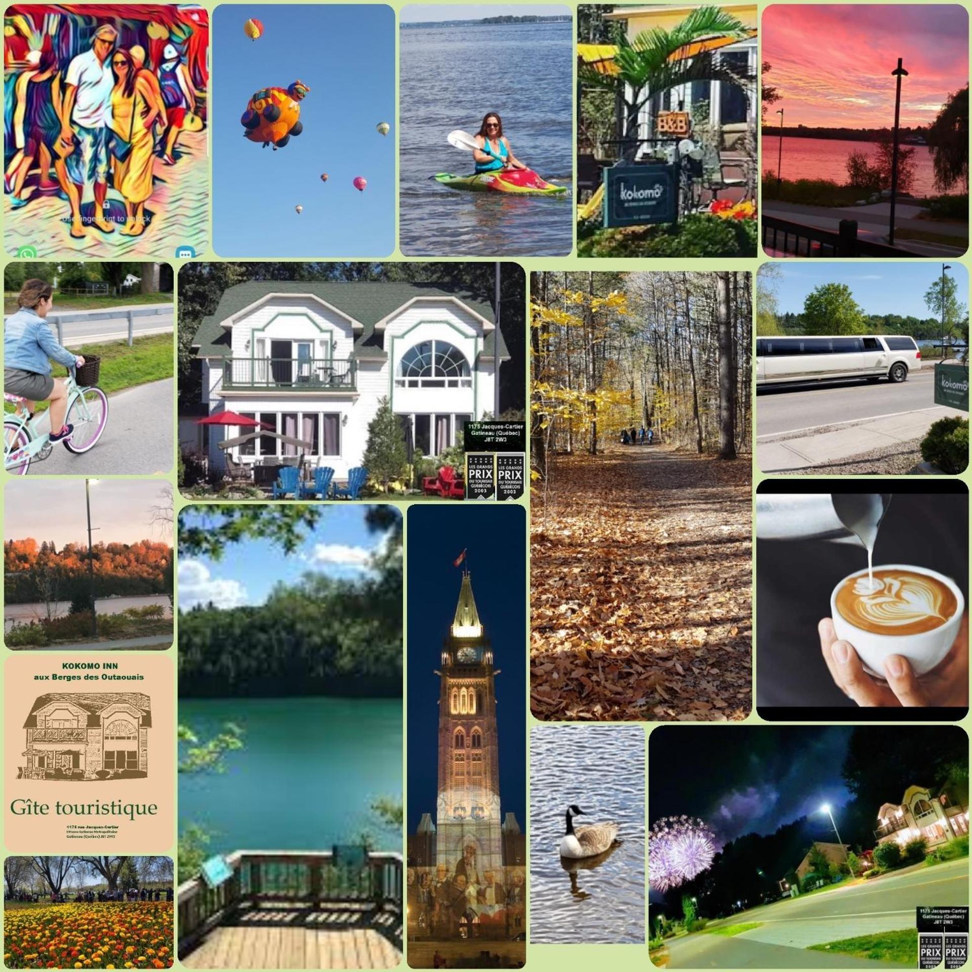 Kokomo Inn Bed And Breakfast Ottawa-Gatineau'S Only Tropical Riverfront B&B On The National Capital Cycling Pathway Route Verte #1 - For Adults Only - Chambre D'Hotes Tropical Aux Berges Des Outaouais Bnb #17542O מראה חיצוני תמונה
